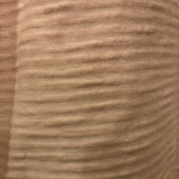 XL Liz Claiborne Peach Textured 3/4 Sleeve Top - Picture 3 of 6